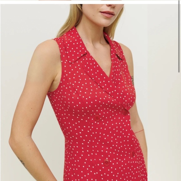 Reformation Leith Dress, size 4. Worn once - Picture 2 of 4